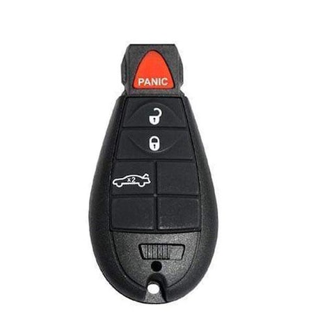 Solidkeys SolidKeys: Chrysler, Dodge, Jeep FOBIK - 4 Button w/ Trunk SLD-CDHBL-G130
